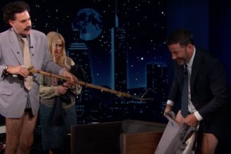 Borat Puts Jimmy Kimmel and His “Rear Hole” Through the Ringer: Watch