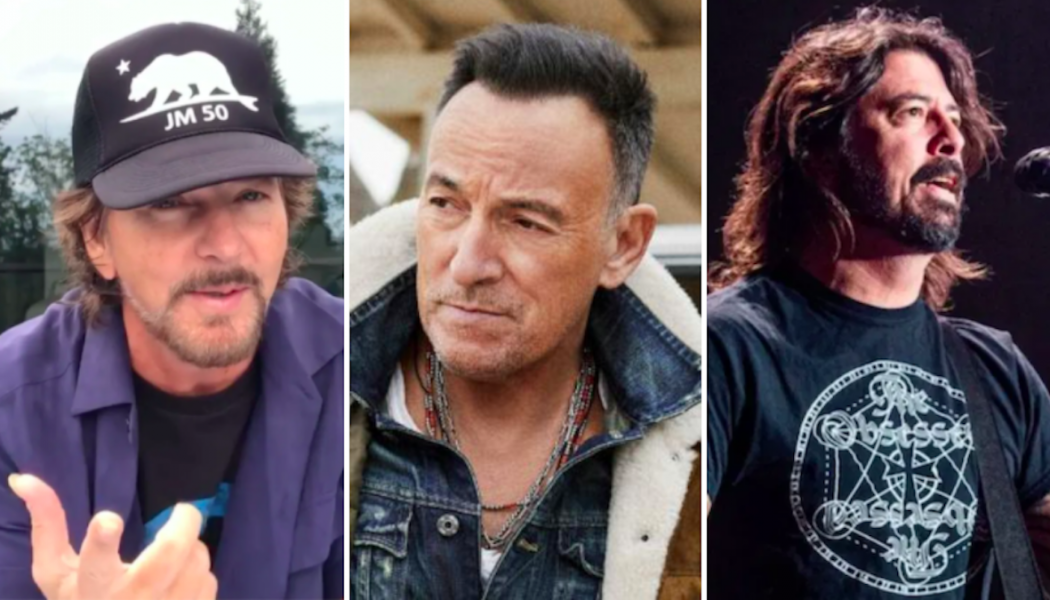 Bruce Springsteen Interviewed Eddie Vedder and Dave Grohl, And Of Course You’re Going to Listen