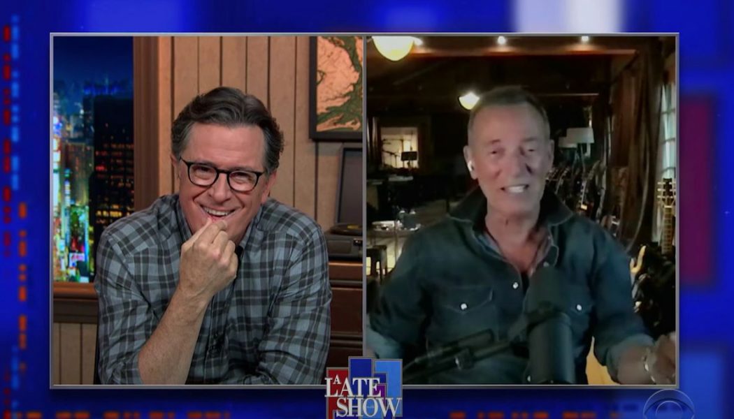 Bruce Springsteen Talks E Street Band, New Album, and Favorite Bob Dylan Songs on Colbert: Watch