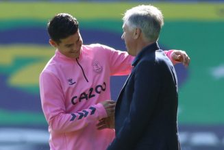 Carlo Ancelotti confirms James Rodriguez will miss the Southampton game