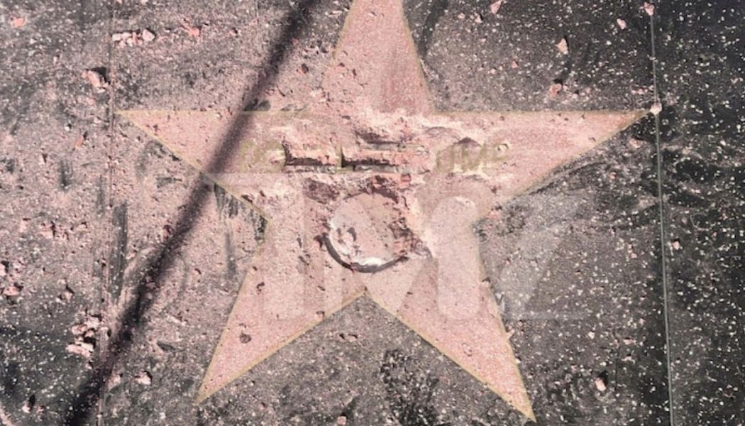 Donald Trump’s Walk of Fame Star Destroyed by Man Dressed as The Incredible Hulk