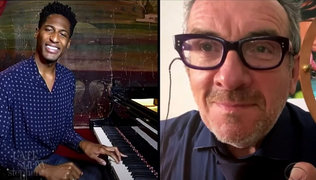 Elvis Costello Performs “Hey Clockface / How Can You Face Me” with Jon Batiste on Colbert: Watch