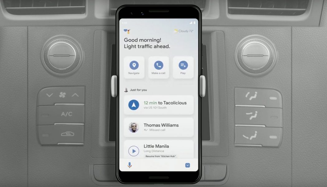 Google Assistant Driving Mode appears to be coming to Android at last