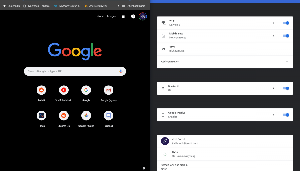 Google could be Testing Dark Mode for Chrome OS