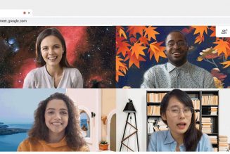 Google Meet will now let you use custom backgrounds on video calls