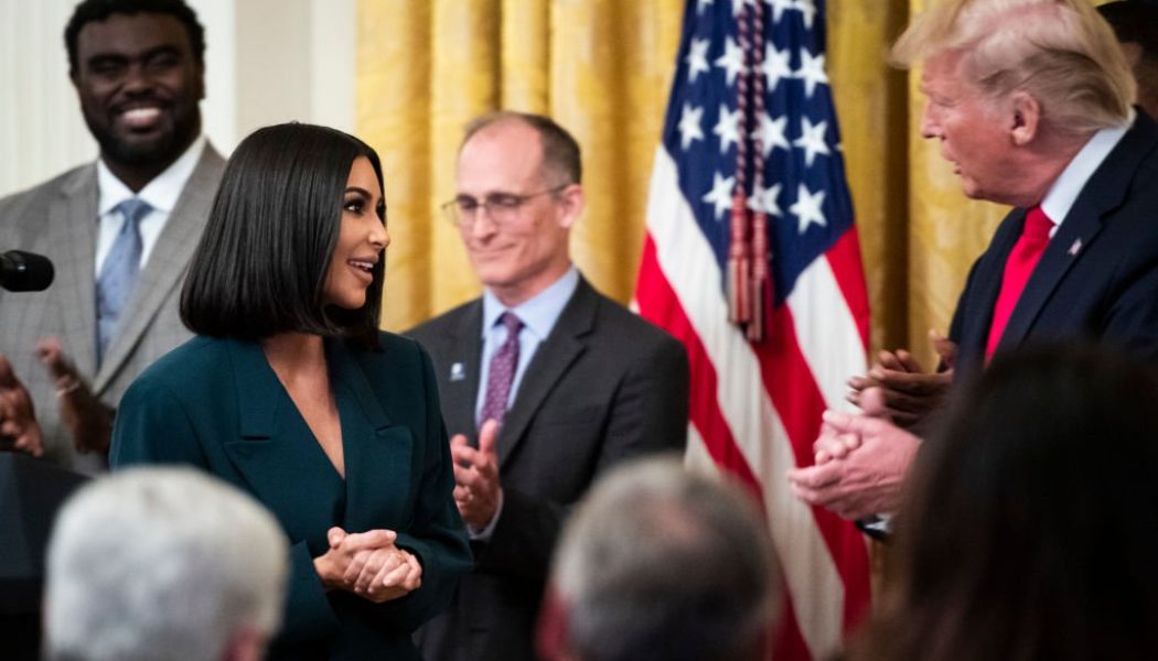 Kim Kardashian Couldn’t Fix Her Lips To Say Anything Bad About Donald Trump During David Letterman Interview