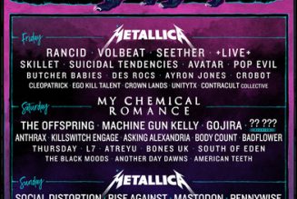 Metallica, My Chemical Romance Headline Aftershock 2021 Lineup