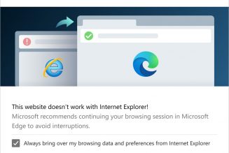 Microsoft Internet Explorer users may be surprised when they get redirected to Edge next month