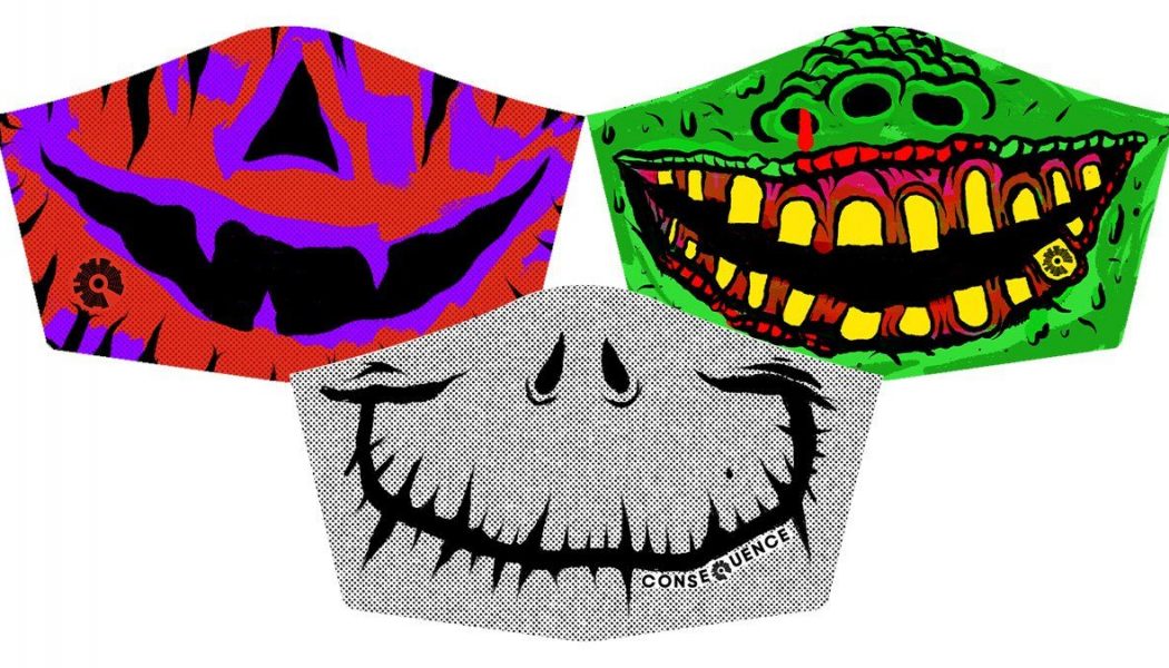 New Spooky Face Masks for Halloween
