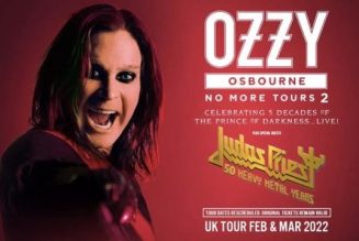 OZZY OSBOURNE Announces 2022 European Tour With JUDAS PRIEST