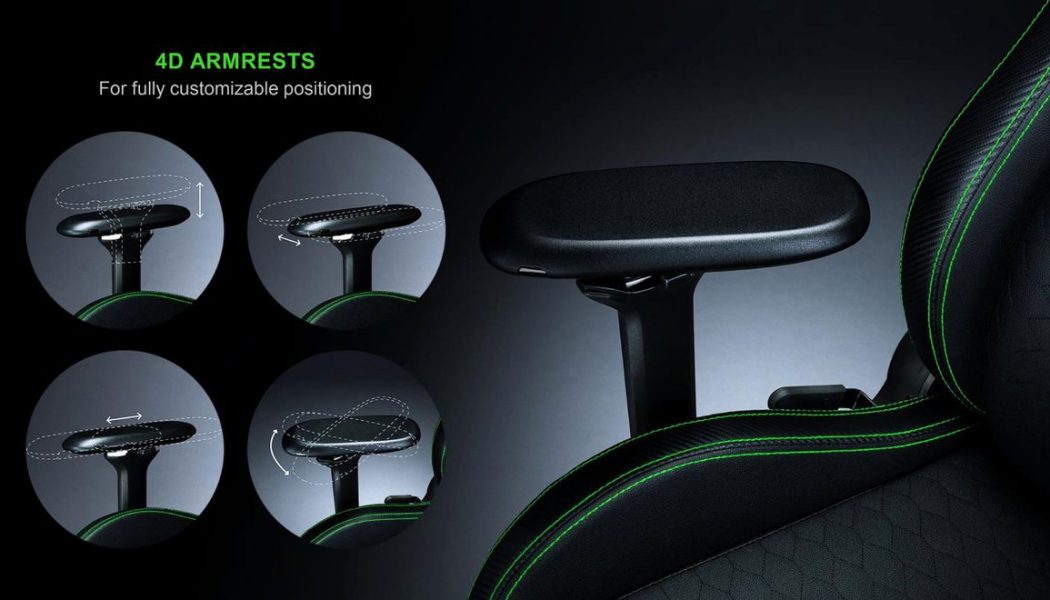 Razer’s first gaming chair is a curvier Secretlab Omega / Titan with fancy lumbar support
