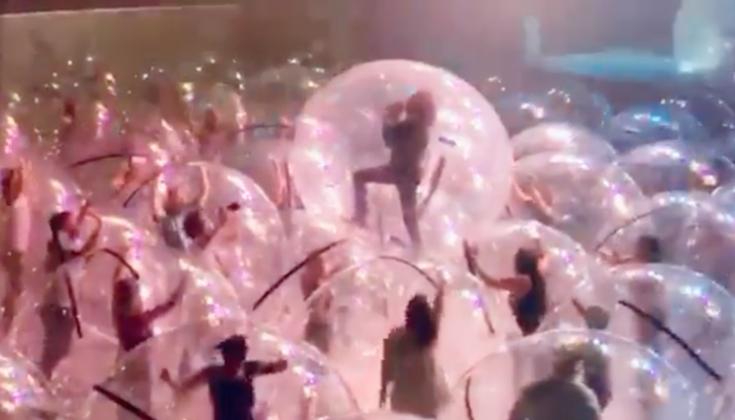 The Flaming Lips Actually Performed Their First Bubble Concert
