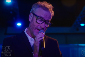The National’s Matt Berninger Performs “One More Second” on Colbert: Watch