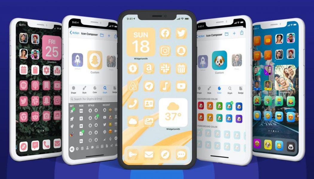This app lets you do custom iOS icons without the Shortcuts app