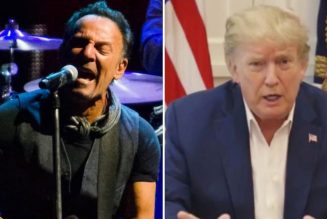 Trump Supporters Play Bruce Springsteen’s “Born in the USA” Outside Military Hospital