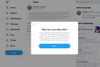 Twitter flags, limits sharing on Trump tweet about being “immune” to coronavirus