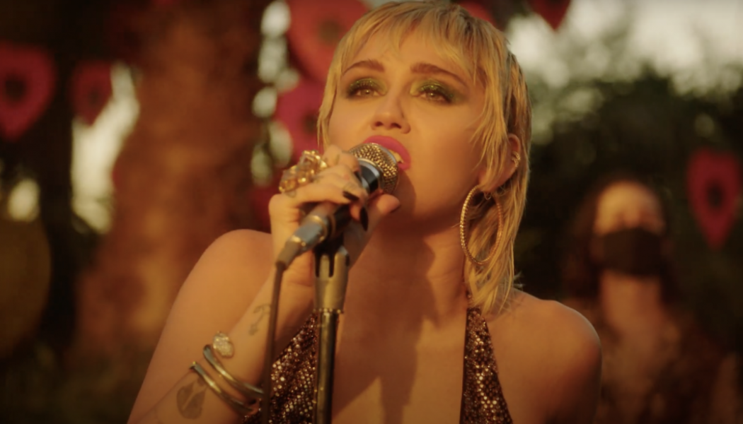 Watch Miley Cyrus Cover Pearl Jam’s ‘Just Breathe’ During Backyard Sessions