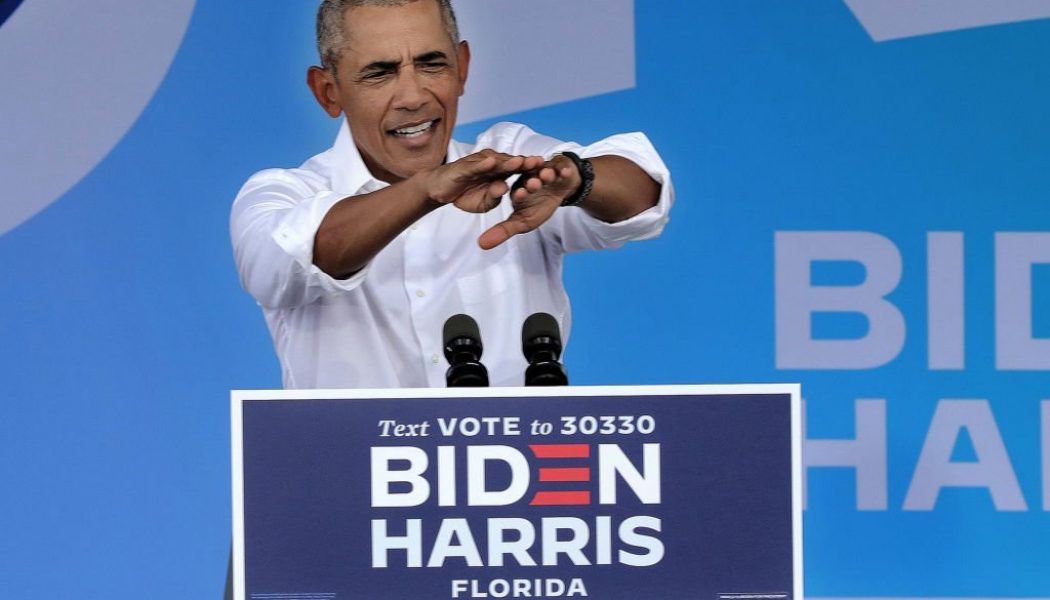 We Love To See It: Obama Campaigns For Joe Biden In Florida With More Smoke For Trump