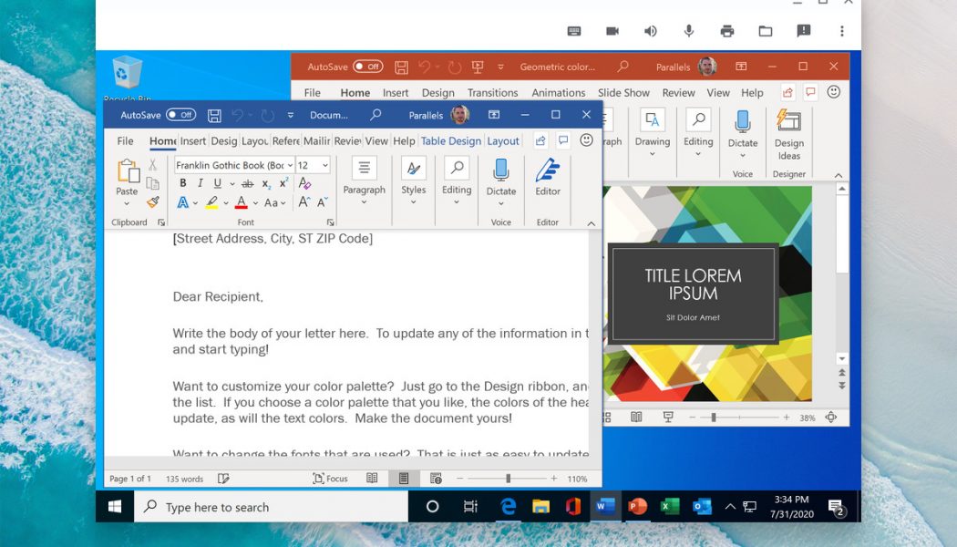 Windows apps now run on Chromebooks with Parallels Desktop