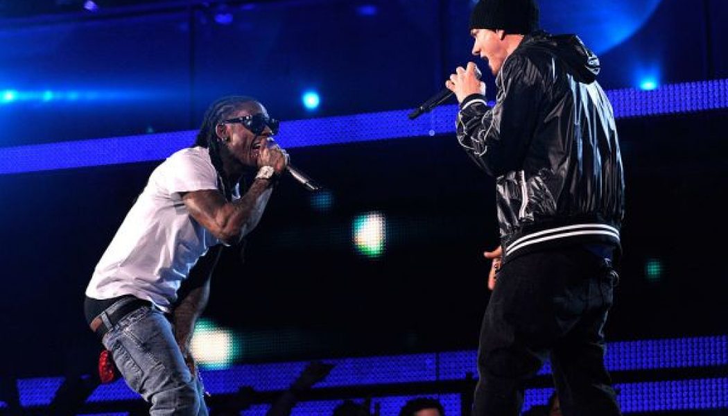 50 Cent Imagines Mock Meat Political Beef Between Eminem & Lil Wayne