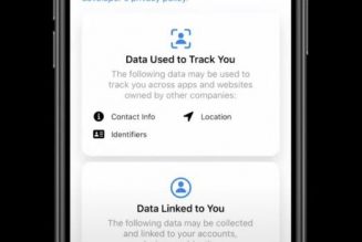 Apple will require apps to add privacy ‘nutrition labels’ starting December 8th