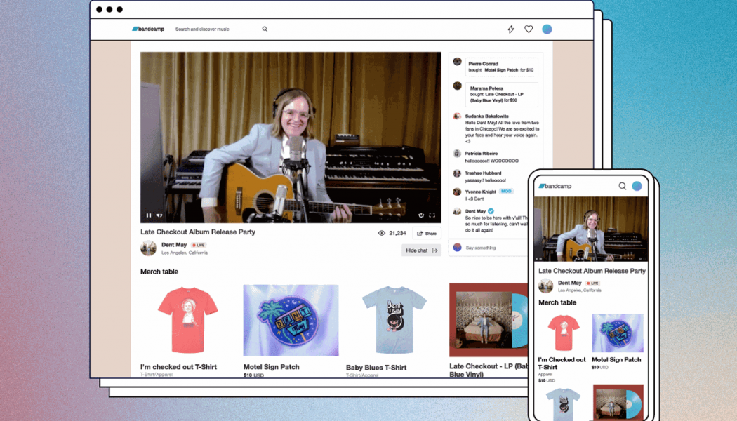 Bandcamp adds ticketed live streams for virtual concerts