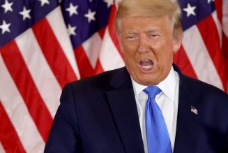 Before the votes are fully counted, Trump falsely claims victory