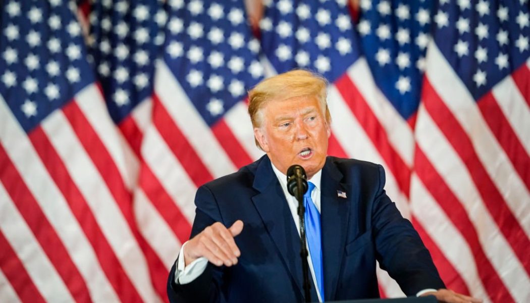 Cheeto Trump Checked By Twitter For Lying About Election Results, Biden Still Leading