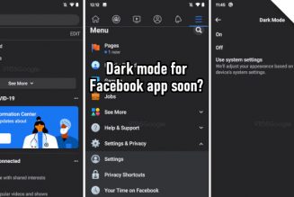 Facebook Tests Dark Mode for Mobile