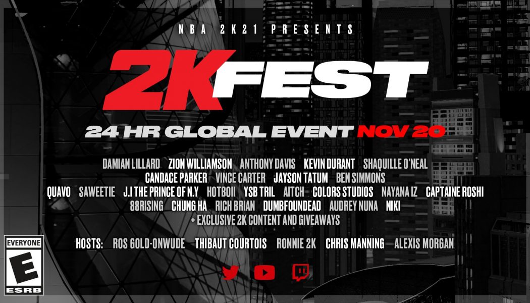 HHW Gaming: Quavo, Saweetie,& More Announced For 2K’s Inaugural Global Event, 2KFest