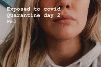 Hilary Duff in Quarantine Due to COVID-19 Exposure