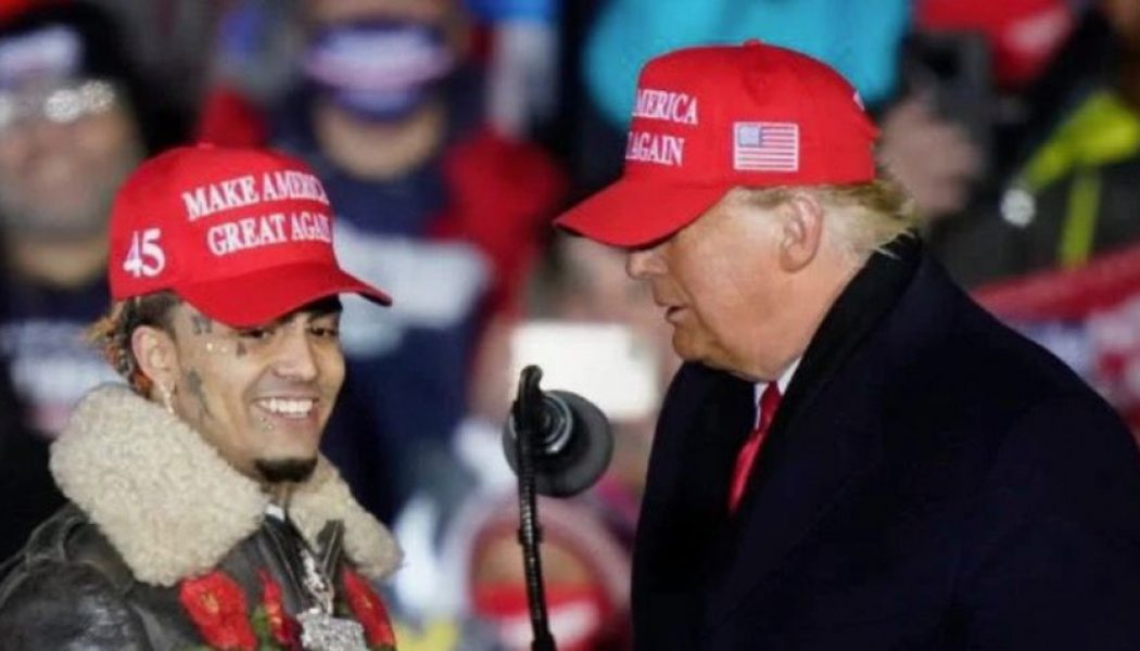 Lil Pump Joins Donald Trump for Election Eve Rally, Introduced as “Little Pimp”