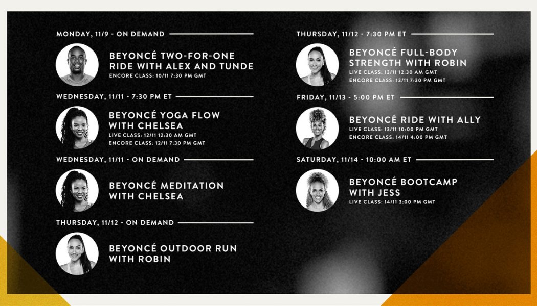 Peloton partners with Beyonce to create themed classes with the artist’s music