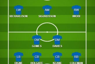 Predicted Everton line-up vs Fulham: Ancelotti to make three changes, 23-year-old to start