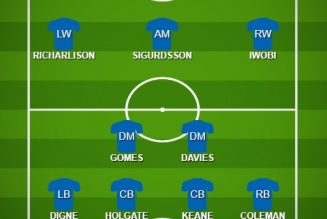 Predicted Everton line-up vs Fulham: Ancelotti to make three changes, 23-year-old to start