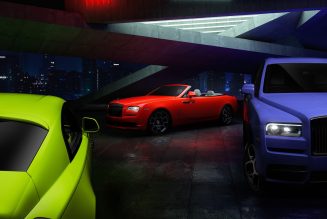 Rolls-Royce Lights Up the Road With Neon Wraith, Dawn, and Cullinan