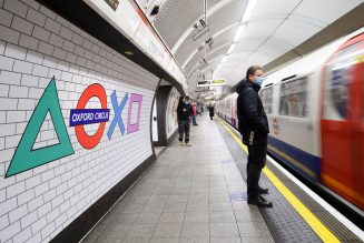 Sony’s iconic PlayStation shapes take over London Tube station for UK PS5 launch