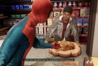 Spider-Cat officially ‘takes a pet, like no problem’ in Spider-Man: Miles Morales