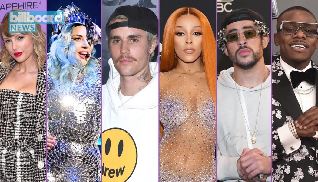 Taylor Swift, Justin Bieber & All the Record Setters at the 2020 AMAs