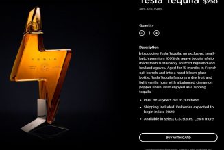 Tesla’s Tequila exists, pricily