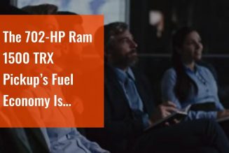 The 702-HP Ram 1500 TRX Pickup’s Fuel Economy Is Exactly What You’d Expect