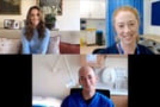 The Duchess of Cambridge’s Cute Baby Blue Cardigan Is Still Available for £75