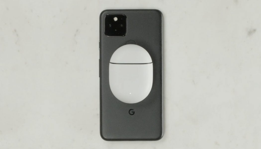 The Pixel 5 automatically turns into a wireless charging pad when you plug in a USB-C cable