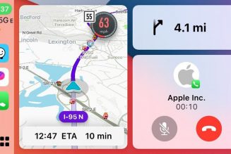 Waze will soon support CarPlay’s split-view dashboard mode
