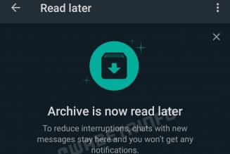 WhatsApp is Working on “Read Later” Feature