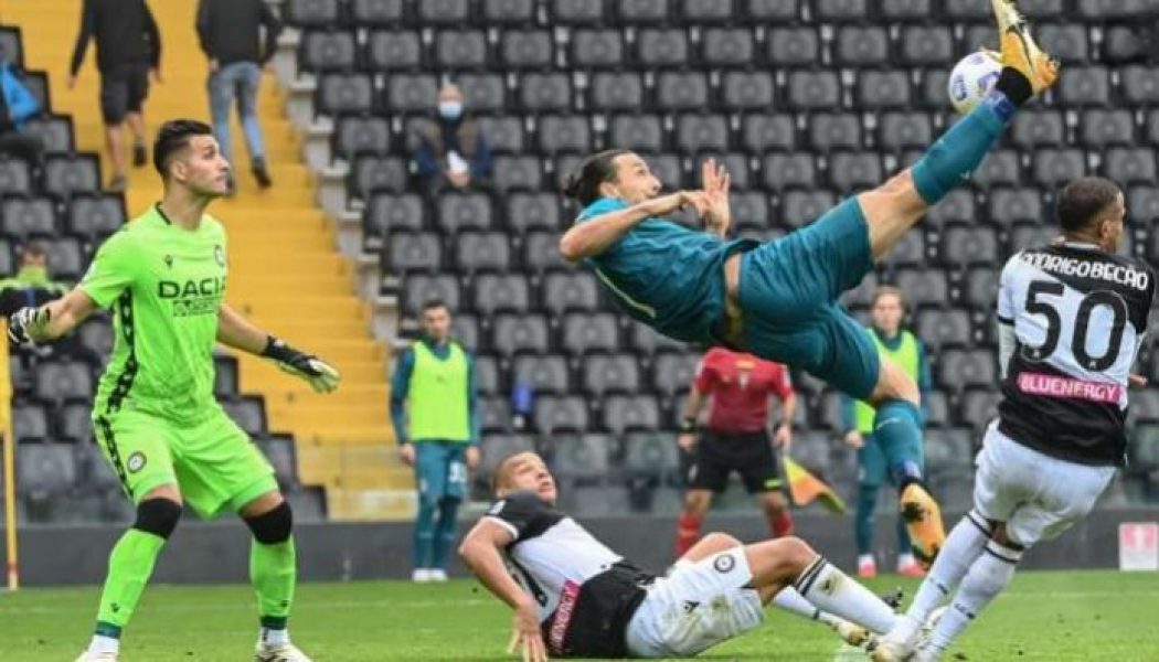 Zlatan Ibrahimovic overhead kick seals AC Milan win at Udinese