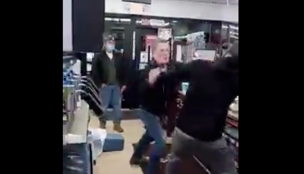 Can Of God: N-Word Slinging White Guy Catches Proper Fade [Video]