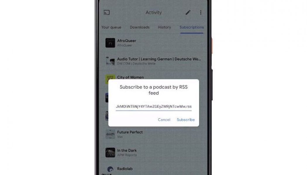 Google Podcasts now supports private RSS feeds so you can listen to the shows you pay to access