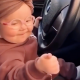 Here is a Baby Fist-Pumping to a Tiësto Track Behind the Wheel of a BMW