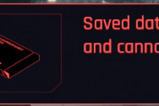 If your Cyberpunk 2077 save file becomes too big, it might get corrupted